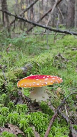 Fly agaric, Мухомор, Forest, Гриб, Грибы