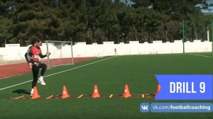 Football coaching video - soccer drill - ladder coordination (Brazil) 9