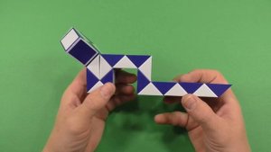 Змейка Рубика КОТ  Rubik`s Snake CAT