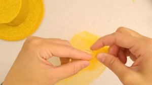 Яркая шляпка с вуалью / Шляпа из фоамирана