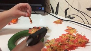 Осенняя поделка//Простая поделка в детский сад//DIY//Поделка из товаров Fix-price//Фикс Прайс