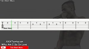 XXXTentacion - The Remedy For A Broken Heart Guitar Tutorial