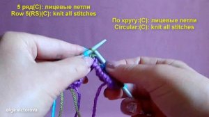 Узор шотландский твид Ленивый жаккард 511 Узоры спицами