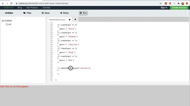 Codiva Java Tutorial - Name Generator смотреть онлайн