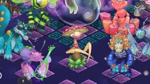 Как поёт грибомол на острове эфира | My singing monsters