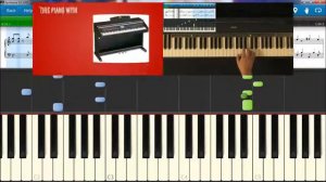 Main Theme  - Angry Birds -- piano lesson with Synthesia