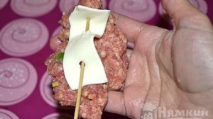 Котлеты на палочке с сыром в духовке
