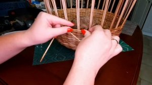 МК корзины. часть2 ( укороченные ряды, доплетаем до конца)#ЮлияЧарыкова#бумажнаялоза