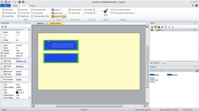 Construct 2 I Как создать меню для своей игры смотреть онлайн