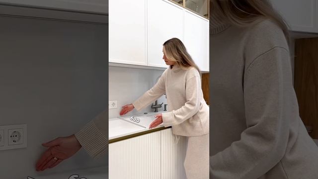 Продуманная эргономика кухни из нашего реализованного интерьера квартиры!?#интерьер #кухня #ремонт