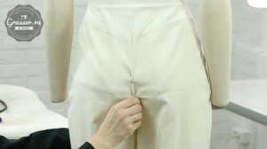 Как исправить дефекты посадки брюк. Короткий шаговый шов