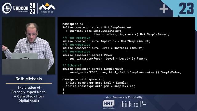 Exploration of Strongly-typed Units in C++: A Case Study from Digital Audio - Roth Michaels - CppCo