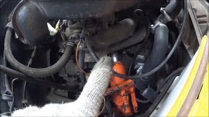 Замена прокладки приёмной трубы выхлопной системы ВАЗ Классика.