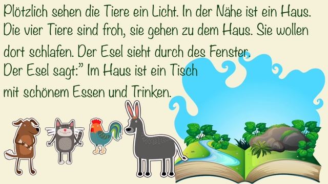 Die Bremer Stadtmusikanten Kinder Märchen ???? / The Bremen Town Musicians in German смотреть онлайн