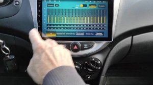Крутая автомагнитола для Хендай Солярис. Штатная магнитола  Hyundai Solaris с навигатором на андрои