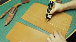 Папка портфель из кожи для бумаг документов ноутбука Бесплатная выкройка в PDFПапка портфель из кожи