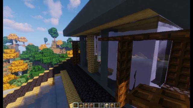 КРАСИВЫЙ ДОМ В ЛЕСУ В МАЙНКРАФТ | КАК ПОСТРОИТЬ | 1 ЧАСТЬ смотреть онлайн