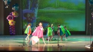 Вокально-хореографическая композиция "Теплые лужи" в исполнении детей старшей группы