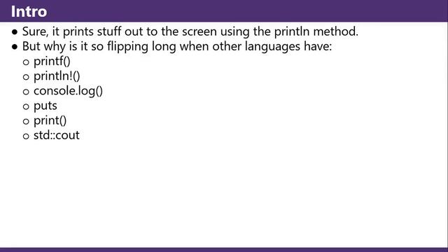 Java System.out.println() смотреть онлайн