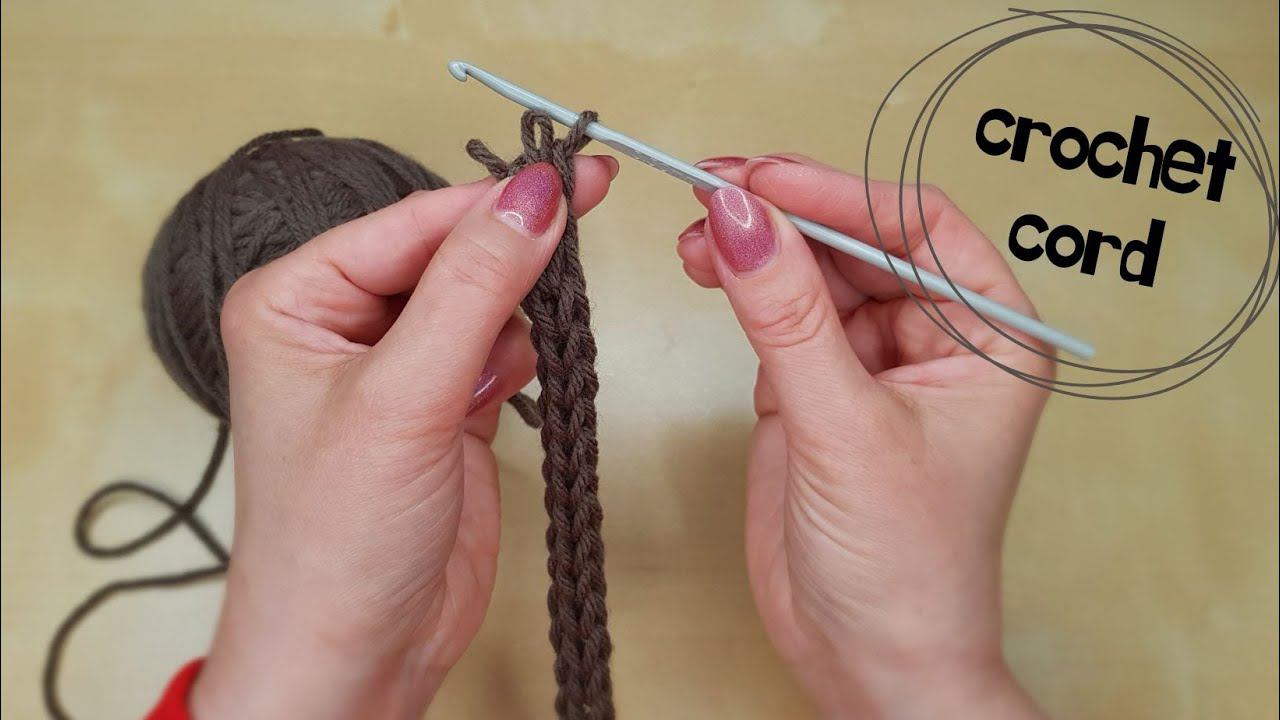 Very Simple Crochet Cord. Detailed Tutorial смотреть онлайн
