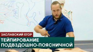 Тейпирование подвздошно-поясничной мышцы. Заславский Егор