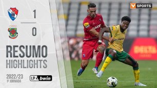 Highlights: Gil Vicente 1-0 Paços de Ferreira (Liga 22/23 #1)