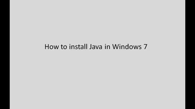 How to install Java in Windows 7|Java Tutorial 3 (Eng) | Pride Academy смотреть онлайн