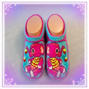 1 часть мастер-класса следочков "Розовый слонёнок 🐘"