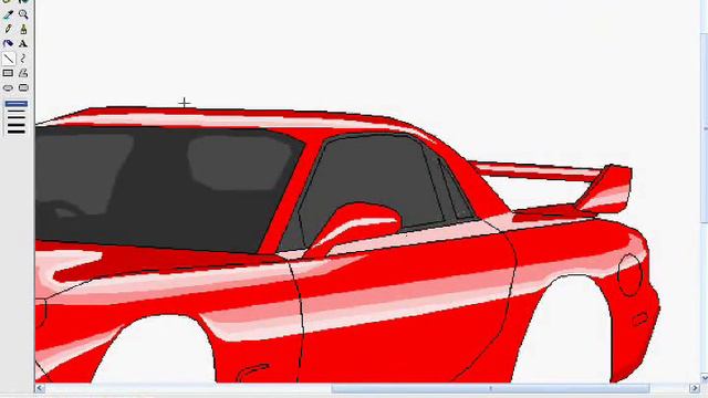 rx7 on ms paint