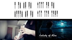 Lullaby of Woe (The Witcher 3) on Low Whistle - tutorial for tin whistle