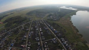 Крутинка и озеро Ик с высоты