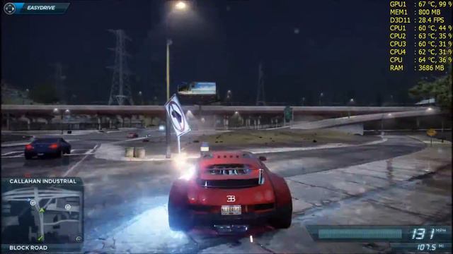 NFS MOST WANTED 2 on GT 630 2GB смотреть онлайн