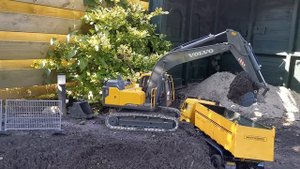 volvo ec160e double e hobby hydraulic excavator