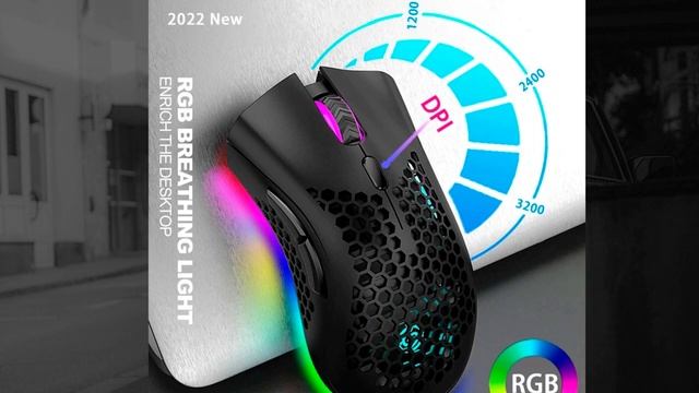 Обзор Беспроводная игровая мышь BM600 с подзарядкой по USB, 2,4 ГГц
