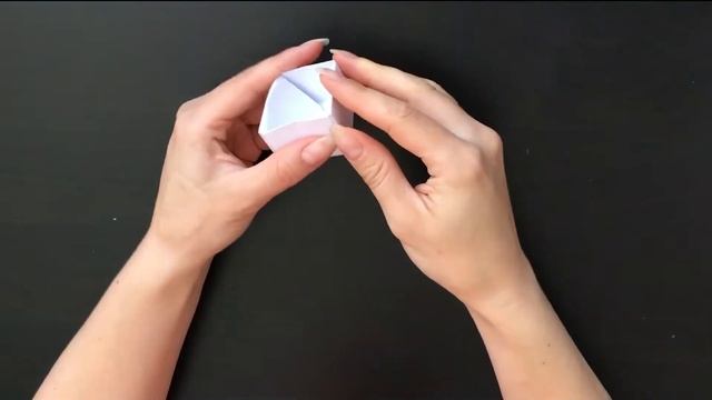 #Оригами Игральный Кубик