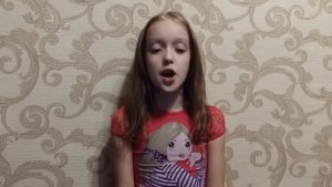 Песня "Катюша". Поёт Алиса Ю. 9 лет )
