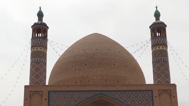 Мечеть Ага Бозорг (Aga Bozorg Mosque). Кашан. Иран смотреть онлайн