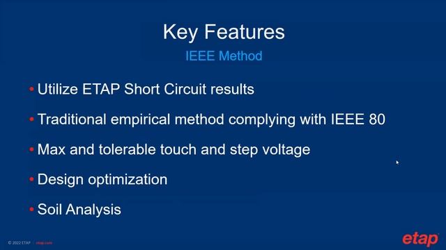 How to perform Short Circuit and Ground Grid Analysis with ETAP software - A Solution Presentation