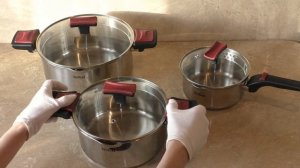 Обзор набора посуды Tefal Cook&Clip, 6 предметов (G723S674)