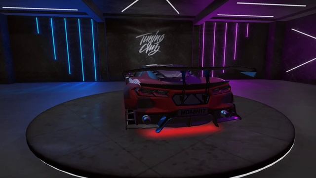 2024 Maroon Sport Chevy Corvette E-Ray (Tuning Club Online) смотреть онлайн