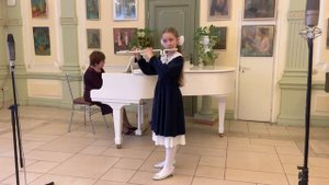 Клод Дебюсси - Девушка с волосами цвета льна. Юна Гурьянова, флейта, 10 лет