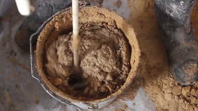 Приготовление глиняного раствора для кладки печей смотреть онлайн