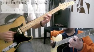 Dire Straits - Money for Nothing - Guitar intro - ученик Виктор - фраза 1