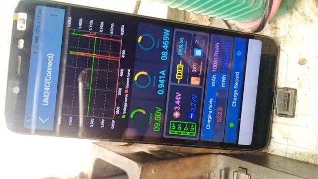 Wireless Monitoring Charging USB Tester - Bluetooth Android Application смотреть онлайн