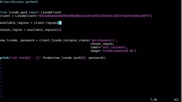 Coding in Python 27 - Creating Linux instances with the Linode API (Learn Linux TV Classics)