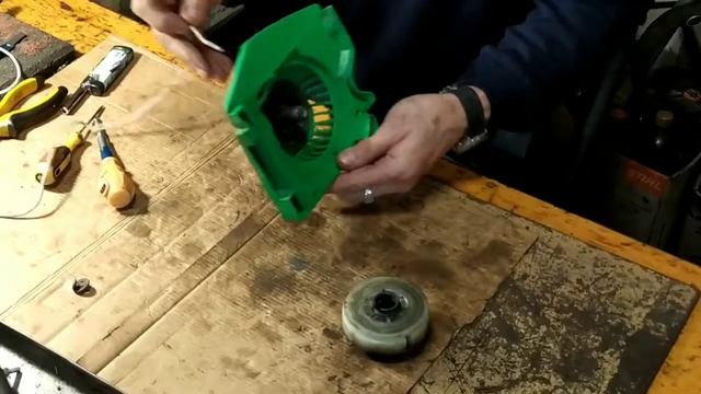 Ремонт стартера бензопилы. смотреть онлайн