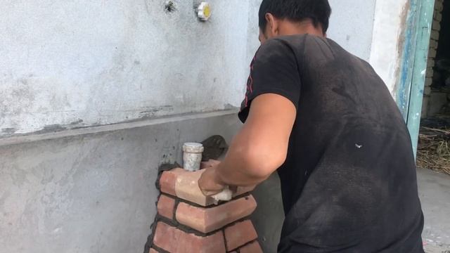 из обычного кирпича
