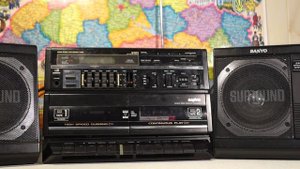 Редкая винтажная Магнитола Sanyo M804SR