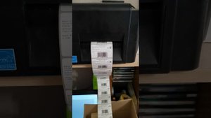 Термопечать этикеток на принтере TSC te-200