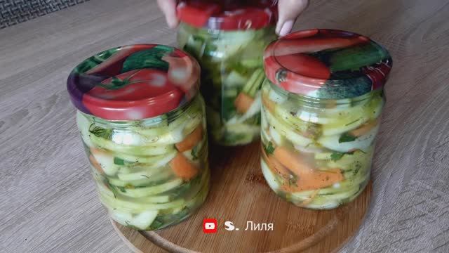 Кабачки со вкусом соленых груздей на зиму...